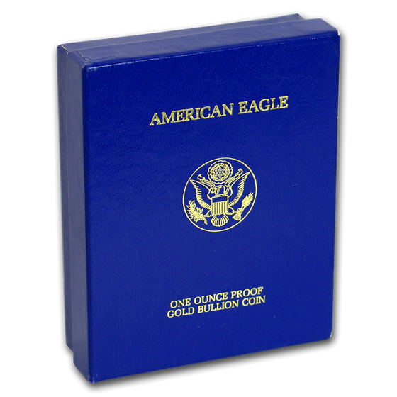 OGP Box & COA - 1989 1 oz Proof Gold American Eagle OGP Box & COA - 1989 1 oz Proof Gold American Eagle